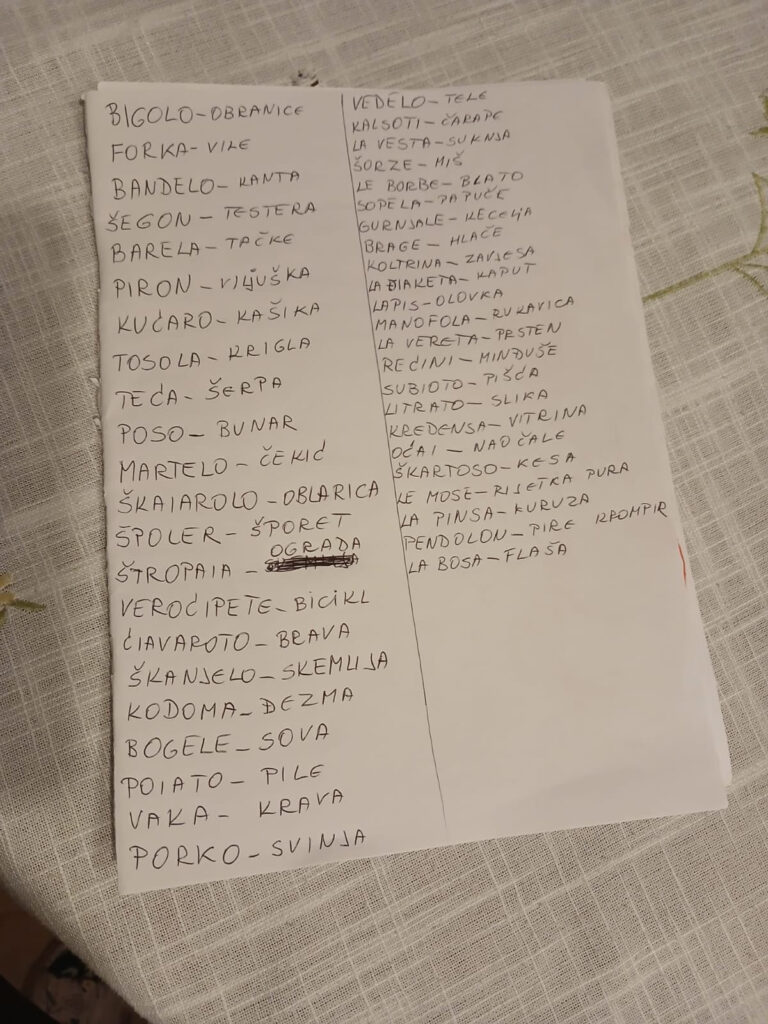 Dizionario stivoroto-serbo © Štivorling